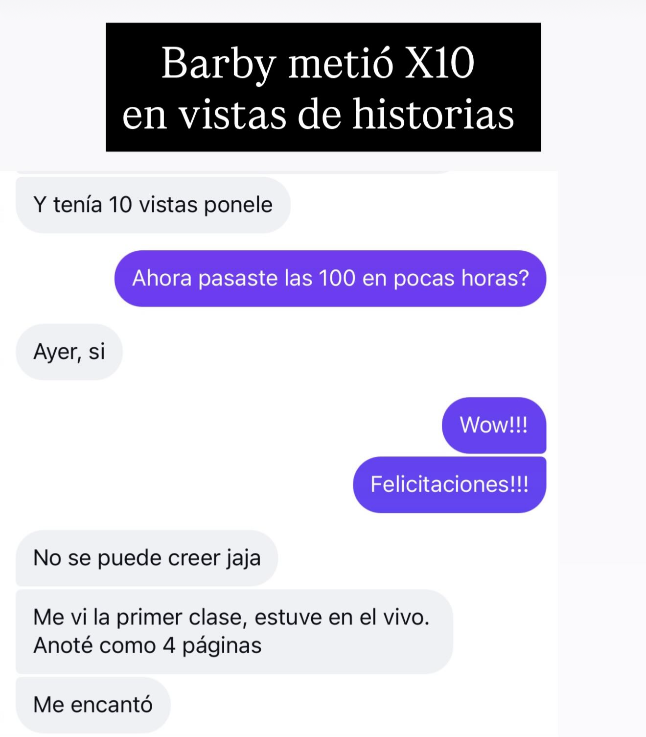 Testimonio alumno